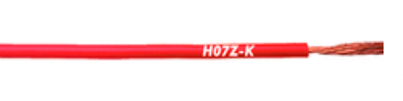 H07Z-K 90 °C, cable unipolar libre de halógenos.